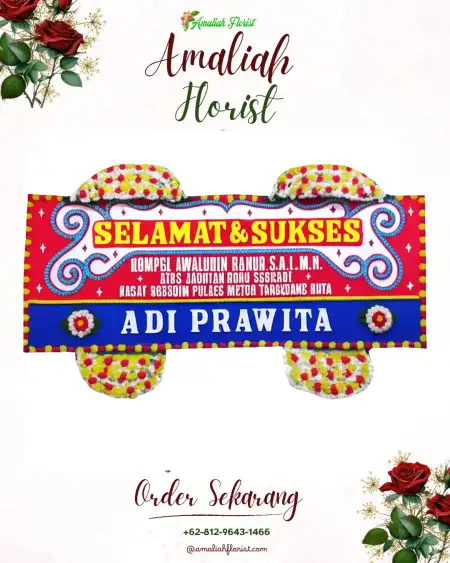 Papan Bunga Ucapan Selamat Dalung
